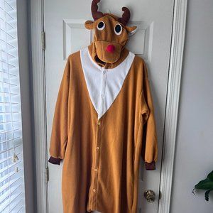 Christmas Reindeer Onesie Cosplay NWT Size Small